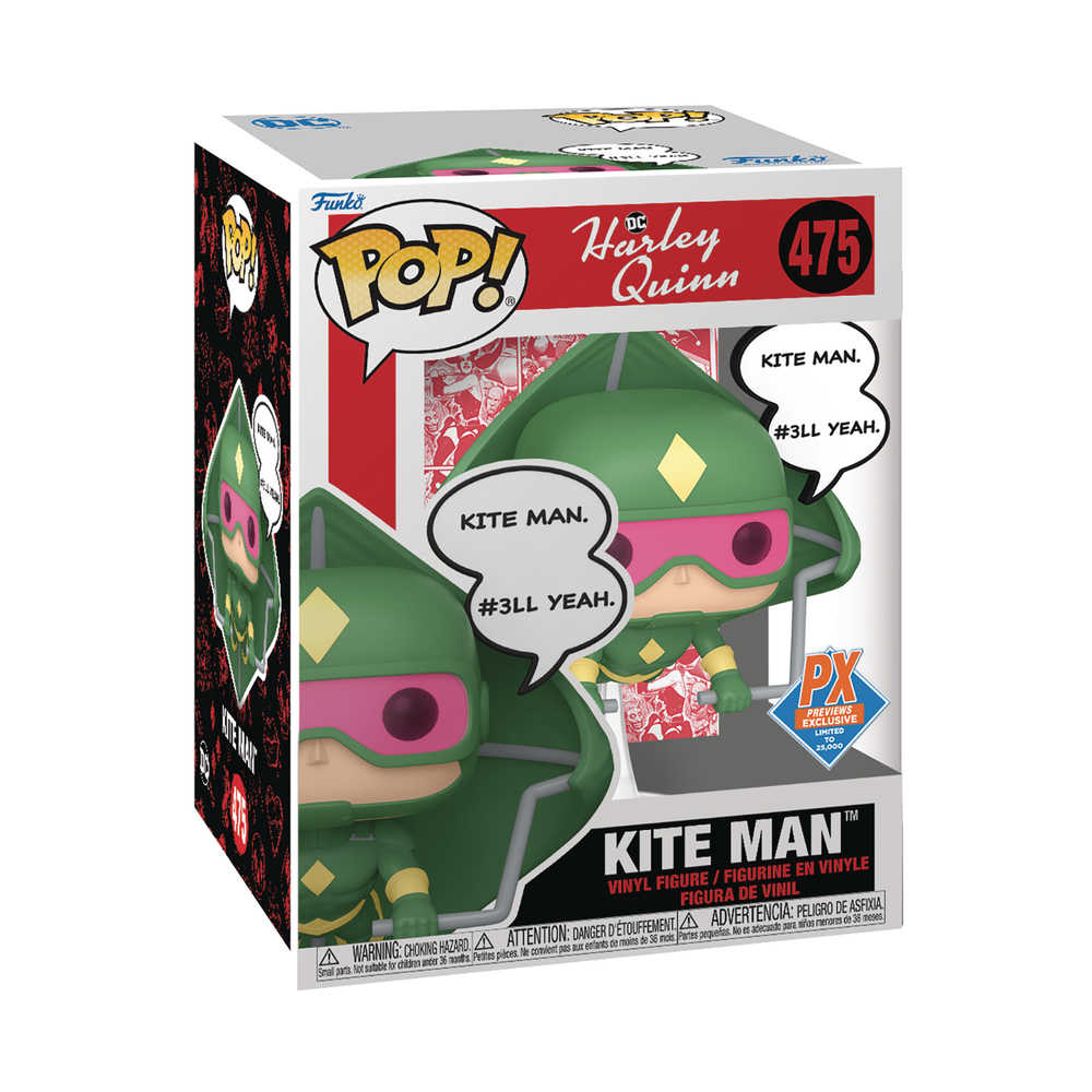 Sdcc 2024 Pop Premium DC Heroes Kite Man Previews Exclusive Vinyl Figu